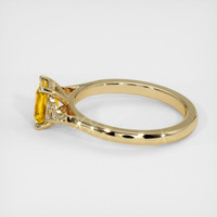 0.94 Ct. Yellow Sapphire Ring, 18K Yellow Gold 4