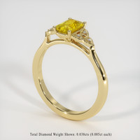 0.95 Ct. Sapphire Ring, 18K Yellow Gold 2