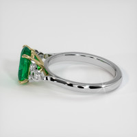 1.75 Ct. Emerald Ring, 18K Yellow & White 4