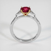1.56 Ct. Ruby Ring, 18K Yellow & White 3