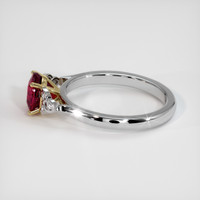 1.56 Ct. Ruby Ring, 18K Yellow & White 4
