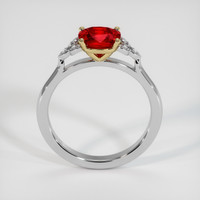 1.50 Ct. Ruby Ring, 18K Yellow & White 3