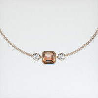 1.15 Ct.Tw. Gemstone Bracelet, 14K Rose Gold 1