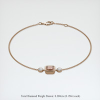 <span>1.15</span>&nbsp;<span class="tooltip-light">Ct.Tw.<span class="tooltiptext">Total Carat Weight</span></span> Gemstone Bracelet, 14K Rose Gold 2