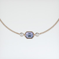 1.06 Ct.Tw. Gemstone Bracelet, 14K Rose Gold 1