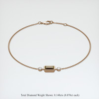 <span>0.96</span>&nbsp;<span class="tooltip-light">Ct.Tw.<span class="tooltiptext">Total Carat Weight</span></span> Gemstone Bracelet, 14K Rose Gold 2