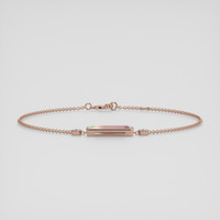 <span>1.54</span>&nbsp;<span class="tooltip-light">Ct.Tw.<span class="tooltiptext">Total Carat Weight</span></span> Watermelon Tourmaline Bracelet, 14K Rose Gold 2