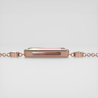 <span>1.54</span> <span class="tooltip-light">Ct.Tw.<span class="tooltiptext">Total Carat Weight</span></span> Watermelon Tourmaline Bracelet, 14K Rose Gold 4