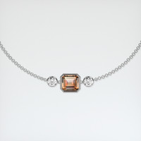 1.15 Ct.Tw. Gemstone Bracelet, 18K White Gold 1