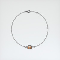 <span>1.15</span>&nbsp;<span class="tooltip-light">Ct.Tw.<span class="tooltiptext">Total Carat Weight</span></span> Gemstone Bracelet, 18K White Gold 3