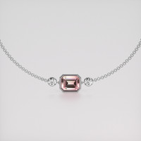 1.09 Ct.Tw. Gemstone Bracelet, 18K White Gold 1