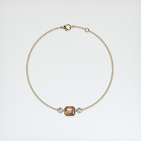 <span>1.15</span>&nbsp;<span class="tooltip-light">Ct.Tw.<span class="tooltiptext">Total Carat Weight</span></span> Gemstone Bracelet, 18K Yellow Gold 3