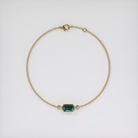 <span>1.03</span>&nbsp;<span class="tooltip-light">Ct.Tw.<span class="tooltiptext">Total Carat Weight</span></span> Gemstone Bracelet, 18K Yellow Gold 3