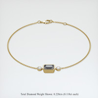 <span>1.17</span>&nbsp;<span class="tooltip-light">Ct.Tw.<span class="tooltiptext">Total Carat Weight</span></span> Gemstone Bracelet, 18K Yellow Gold 2