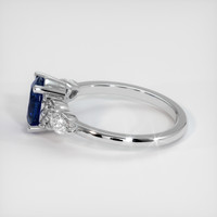0.98 Ct. Blue Sapphire Ring, Platinum 950 4