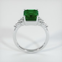 3.53 Ct. Emerald Ring, Platinum 950 3
