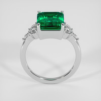 4.31 Ct. Emerald Ring, Platinum 950 3