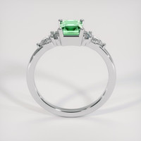 0.69 Ct. Emerald Ring, Platinum 950 3