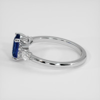 1.25 Ct. Blue Sapphire Ring, Platinum 950 4