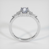 1.30 Ct. White Sapphire Ring, Platinum 950 3