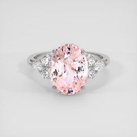 5.11 Ct. Pink Sapphire Ring, Platinum 950 1