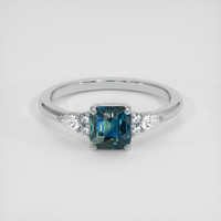 2.03 Ct. Bi Color Sapphire Ring, Platinum 950 1