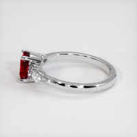 0.88 Ct. Ruby Ring, Platinum 950 4