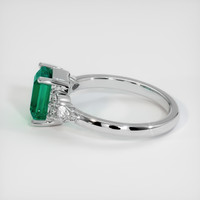 2.68 Ct. Emerald Ring, Platinum 950 4