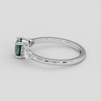 1.01 Ct. Bluish Green Sapphire Ring, Platinum 950 4