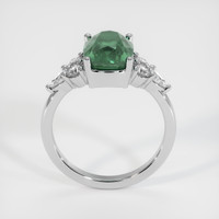 4.50 Ct. Bluish Green Sapphire Ring, Platinum 950 3