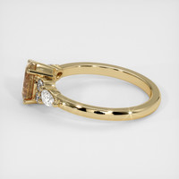 1.06 Ct. Yellow Sapphire Ring, Platinum 950 4