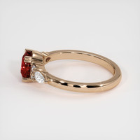 1.54 Ct. Ruby Ring, 14K Rose Gold 4