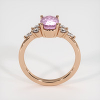 2.41 Ct. Pinkish Purple Sapphire Ring, 18K Rose Gold 3