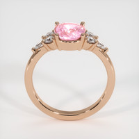 2.57 Ct. Sapphire Ring, 18K Rose Gold 3