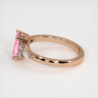 2.57 Ct. Sapphire Ring, 18K Rose Gold 4
