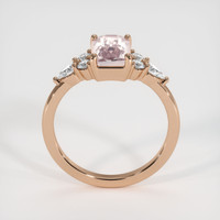 2.57 Ct. Peach Sapphire Ring, 18K Rose Gold 3