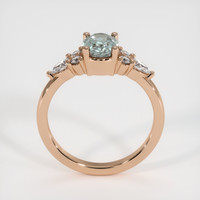 1.09 Ct. Sapphire Ring, 18K Rose Gold 3