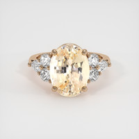 6.16 Ct. Sapphire Ring, 18K Rose Gold 1