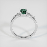 0.80 Ct. Bluish Green Sapphire Ring, 10K White Gold 3