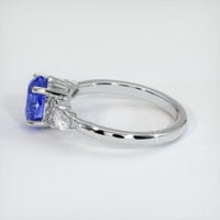 1.76 Ct. Blue Sapphire Ring, 14K White Gold 4