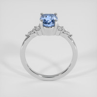 2.52 Ct. Blue Sapphire Ring, 14K White Gold 3