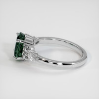 2.52 Ct. Sapphire Ring, 14K White Gold 4