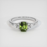 1.20 Ct. Sapphire Ring, 14K White Gold 1