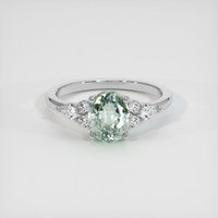 1.80 Ct. Sapphire Ring, 14K White Gold 1