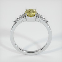 1.02 Ct. Yellow Sapphire Ring, 14K White Gold 3