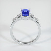 1.76 Ct. Blue Sapphire Ring, 18K White Gold 3
