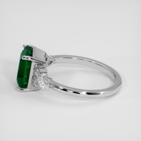 2.23 Ct. Emerald Ring, 18K White Gold 4