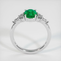 1.21 Ct. Emerald Ring, 18K White Gold 3