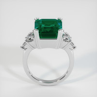 9.21 Ct. Emerald Ring, 18K White Gold 3