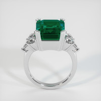 9.21 Ct. Emerald Ring, 18K White Gold 3